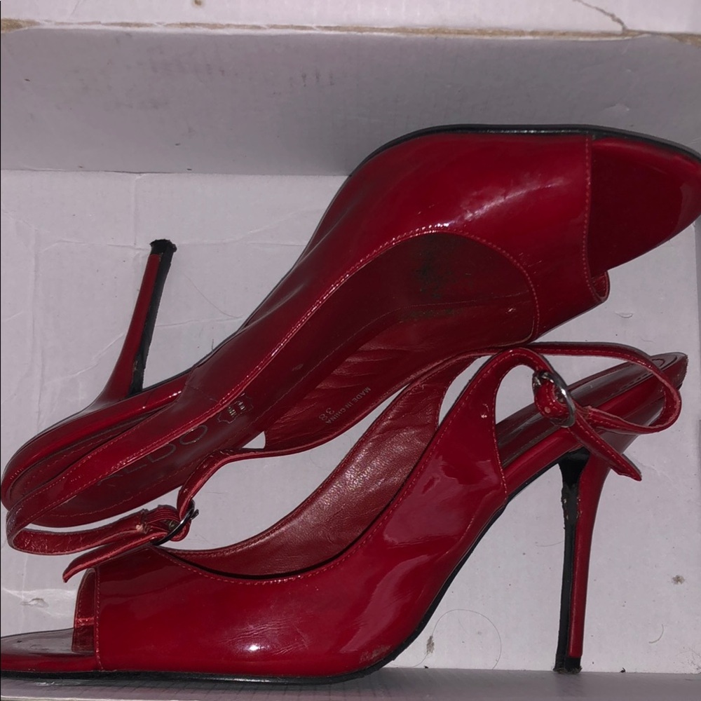 ALDO VERO CUOIO Elegant Red Stiletto Heels